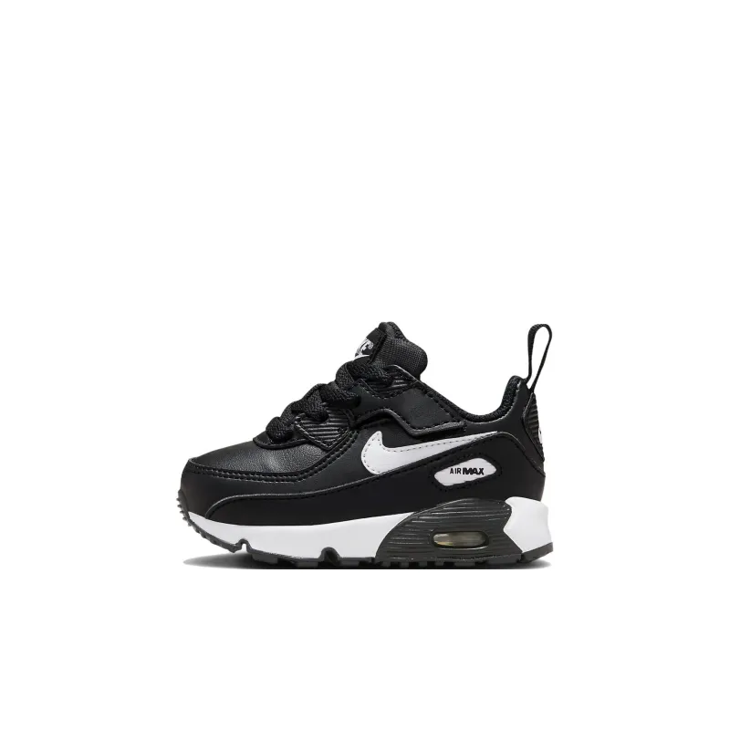 Nike Air Max 90 EasyOn Slip Resistant Anti Kick Low Top Toddler Shoes Black White Infant And Toddler-0