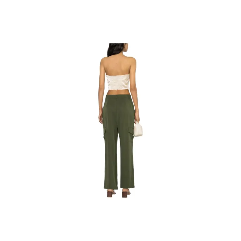 Reformation Casual Pants Women's Green-2