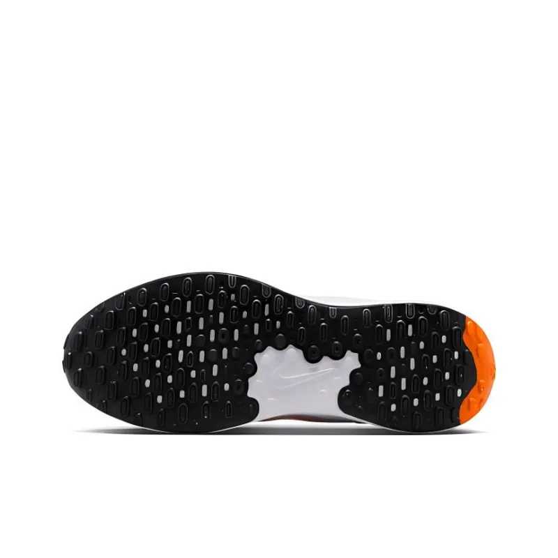 Nike REVOLUTION 7 Anti Slip Wear Resistant Low Top Kids' Running Shoes White Unisex-4