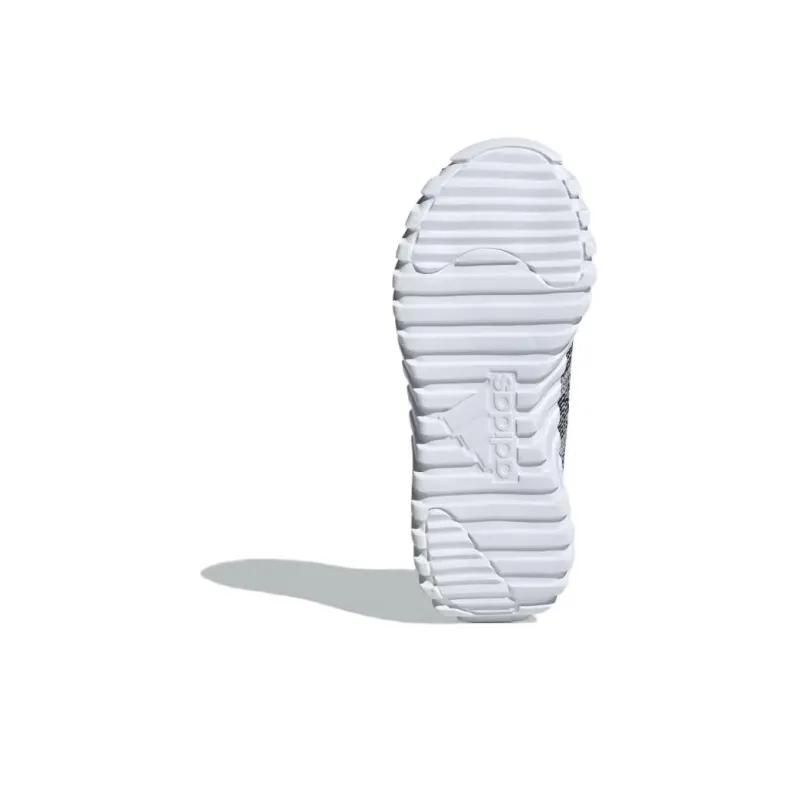 Adidas Neo Kaptir Flow Anti Slip Wear Resistant Low Top Kids' Running Shoes Gray Kids'-5