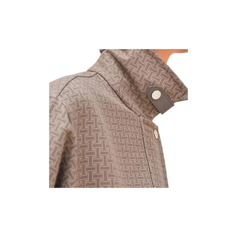 HERMES Coats Women's Elephant Gray-4