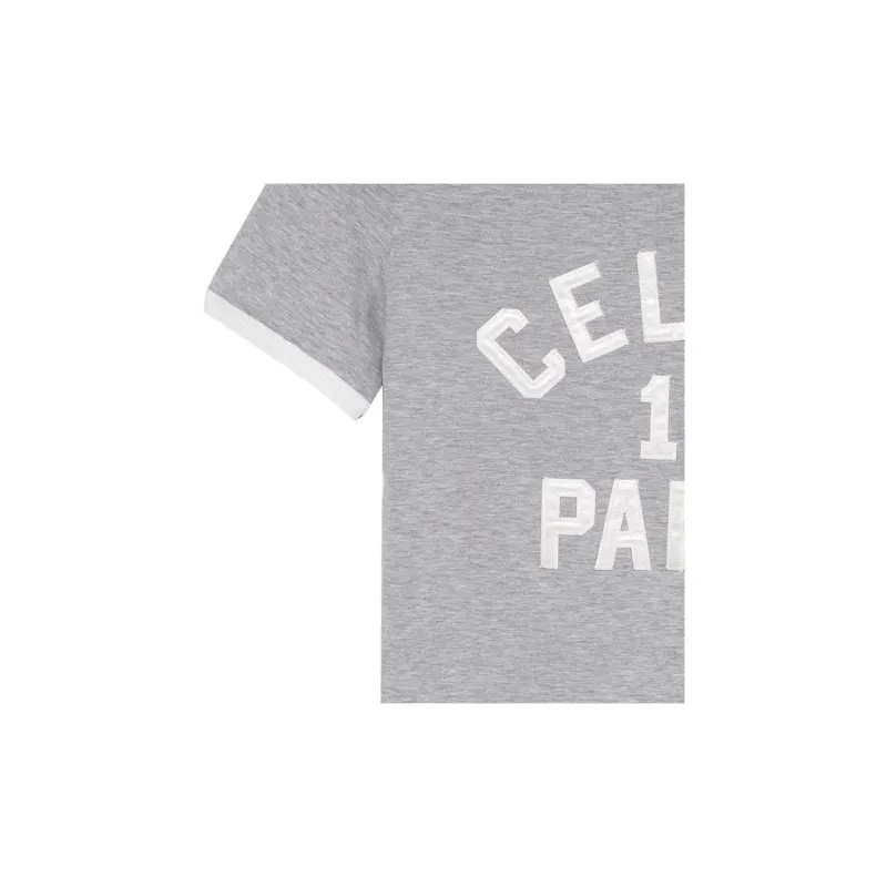 CELINE Regular T Shirt Women's Gray-7