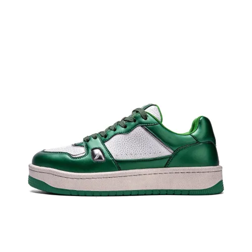 NAUTICA Skateboard Shoes Men Low-Top White/Green