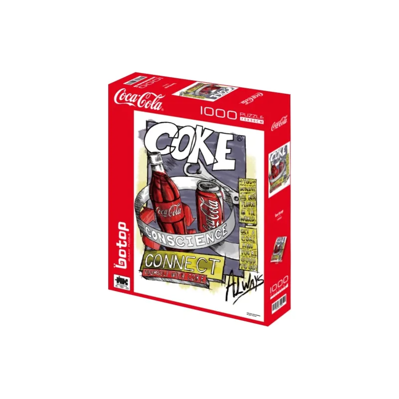BOTOP Cola Wallpaper Puzzles 1000pcs 10982A-3