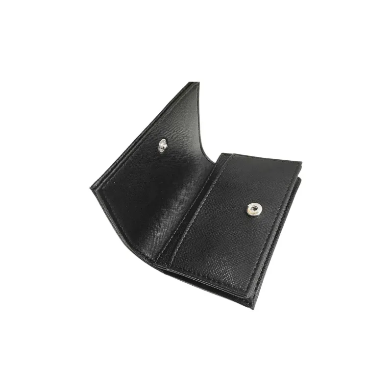 EMPORIO ARMANI Polyamide Coin Purses Wallets Men's Black-4