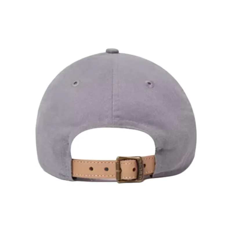 New Era Leather Baseball Caps Unisex Gray-2