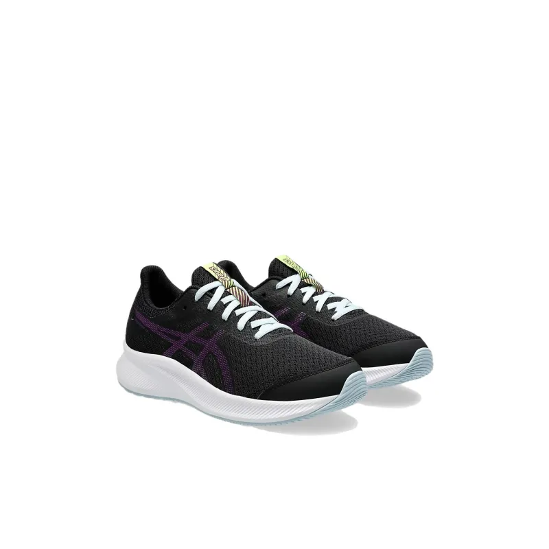 Asics Patriot 13 Anti Slip Wear Resistant Low Top Kids' Running Shoes Black Kids'-2