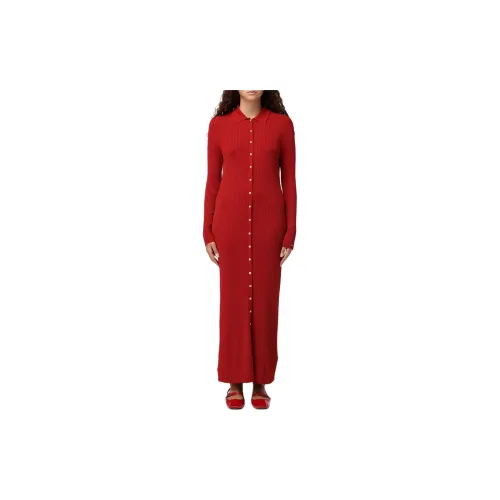 Tommy Hilfiger Long-Sleeved Dresses Women's Red