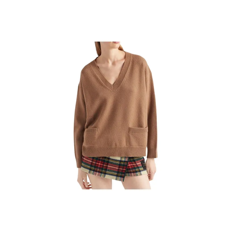 PRADA Sweaters Women's Brown-2