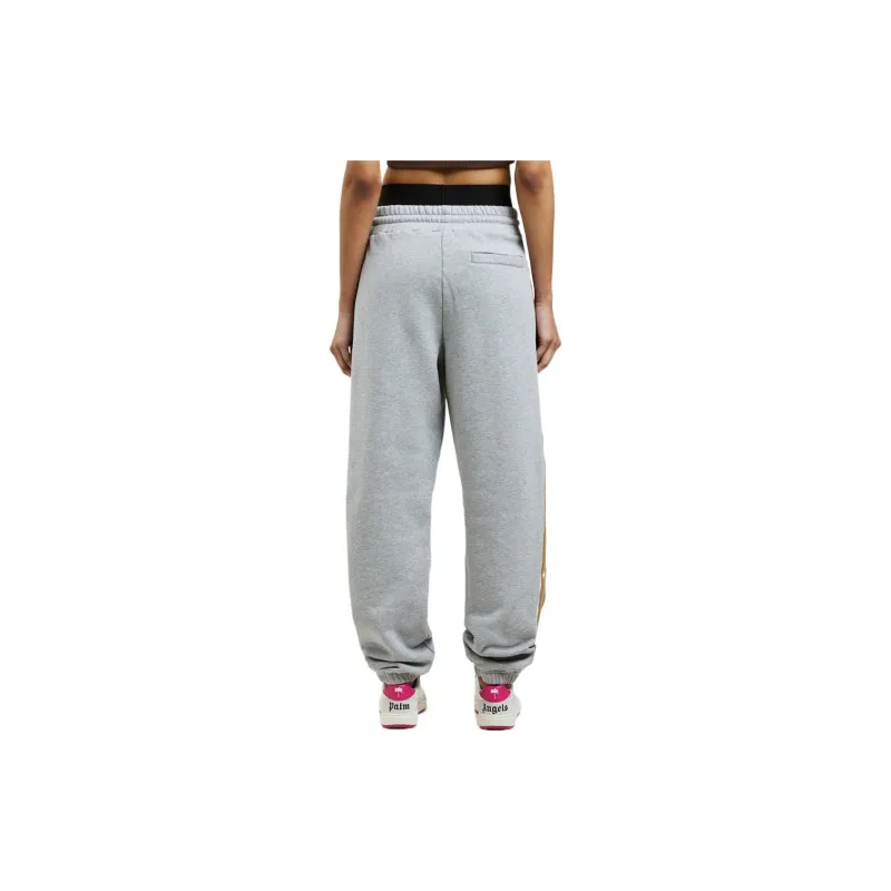 PALM ANGELS Knitted Sweatpants Women's Heather Gray-2