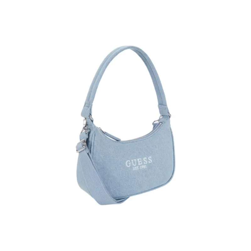 GUESS Cotton Portable Crossbody Bag Shoulder Bag Regular Women's Light Blue-1