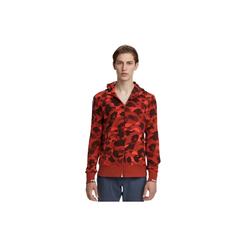 Bape Color Camo Champion Full Zip Hoodie-6