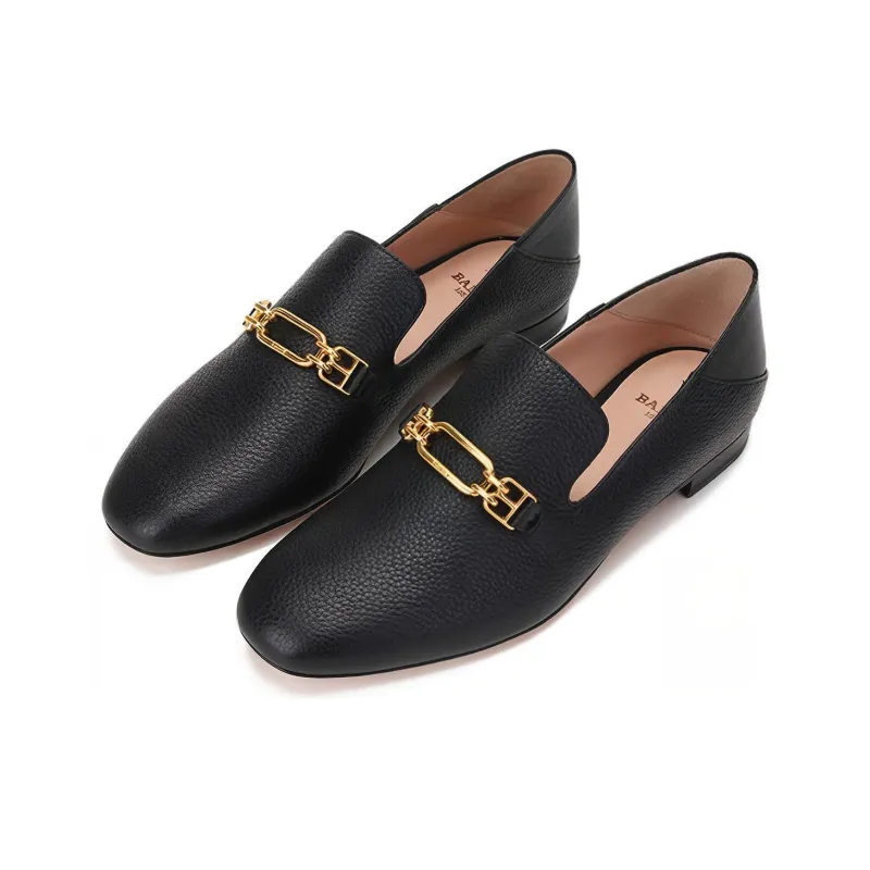 BALLY Casual Single Shoes Women's Black-2