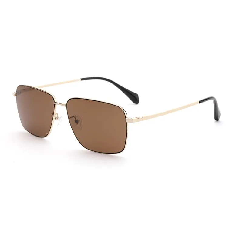 OYEA Stainless Steel Irregular Shape Sunglasses Men's-1