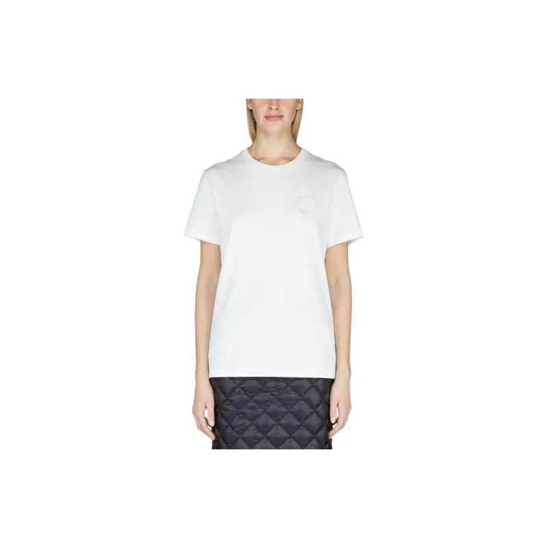 Moncler SS21 T Shirts Women's White-2