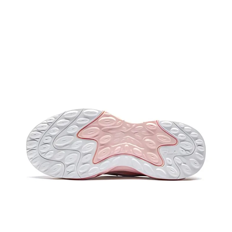 FILA KIDS BOA Anti Slip Wear Resistant Low Top Kids' Running Shoes Pink Teenagers-4