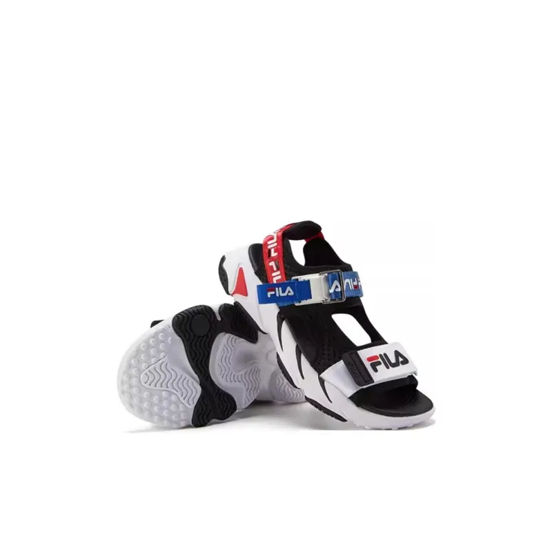 FILA KIDS Slip Resistant And Breathable Children's Sandals Black Blue Kids'-3