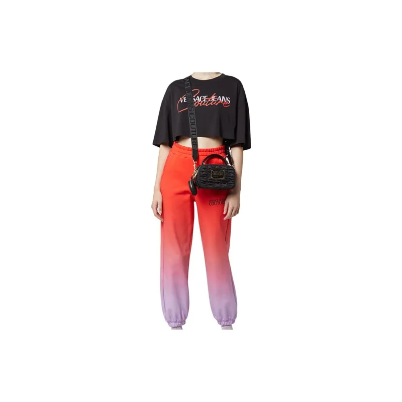 VERSACE Knitted Sweatpants Women's Multicolor-1