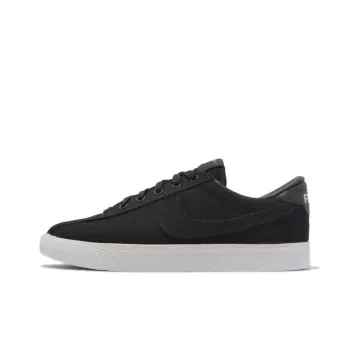 Nike Zoom Lauderdale Fragment Cushioning, Wear Resistant Low Top Kids' Skateboarding Shoes Black White Teenagers