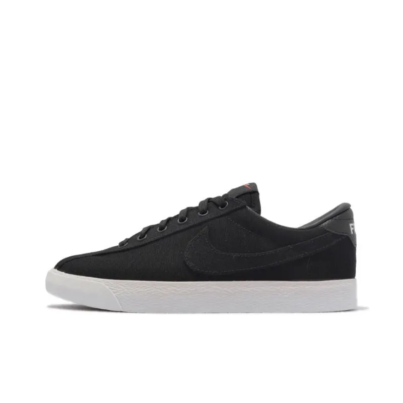 Nike Zoom Lauderdale Fragment Cushioning, Wear Resistant Low Top Kids' Skateboarding Shoes Black White Teenagers-0