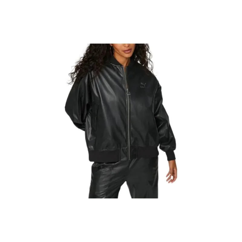 PUMA T7 Jackets Women's Black-3
