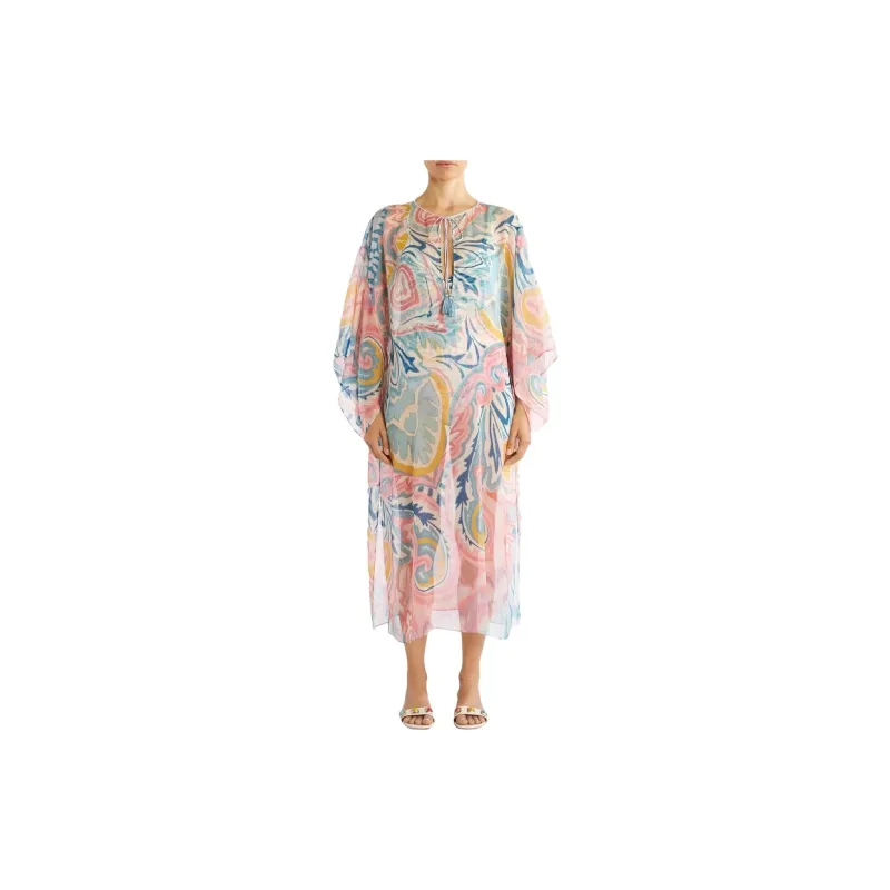 ETRO Paisley-print Semi-sheer Caftan-1