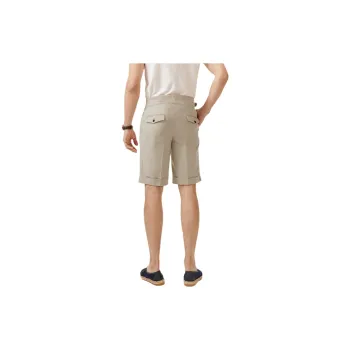 BY CREATIONS Casual Shorts Men's Linen