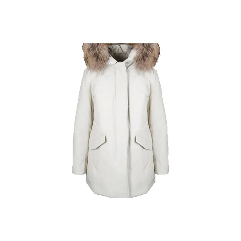 WOOLRICH Hooded Fur Trimmed Coat-5