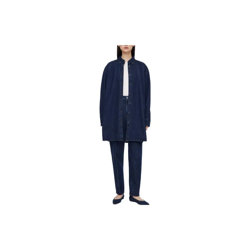 TOTEME Long sleeved Denim Shirt-1