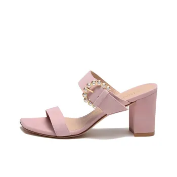 Stuart Weitzman/SW Abrasion Resistant Slide Slippers Women's Ballet Pink
