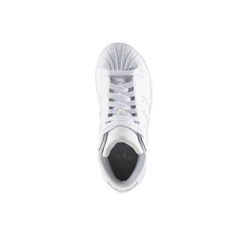 Adidas Originals Pro Model Durable Breathable Mid Top Kids' Skateboarding Shoes White Children Aged 3 7 Years Old-4