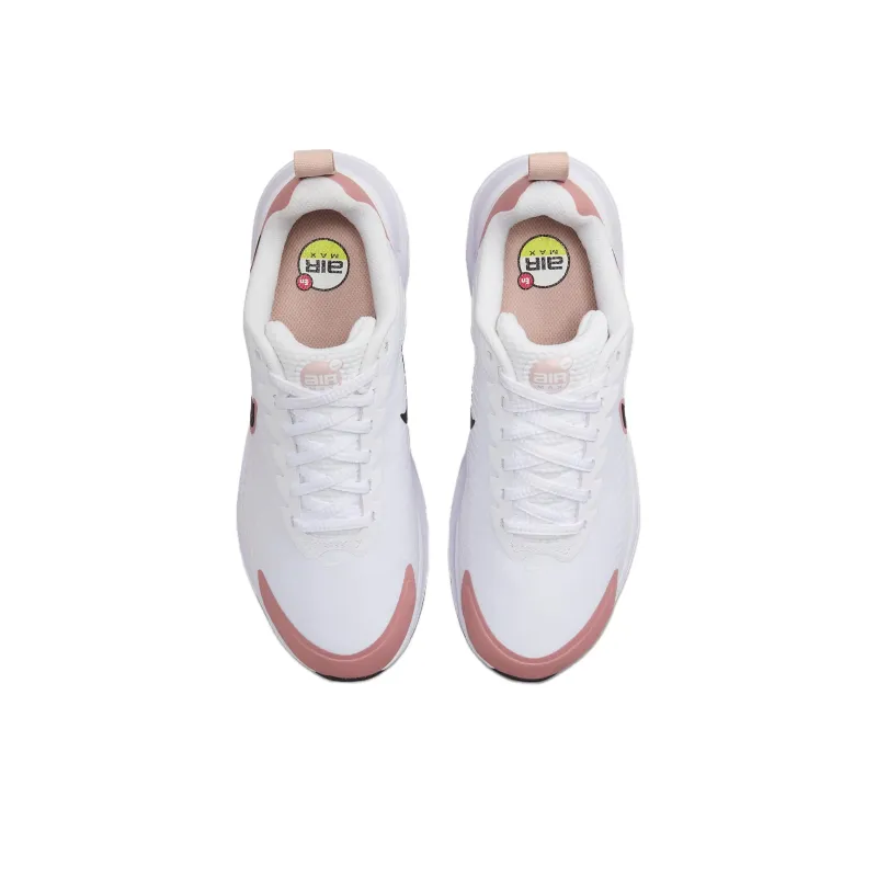 Nike Air Max Nyaxis Anti-Slip Wear-Resistant Low-Top Casual Shoes Women's White Pink-3