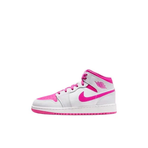 Jordan 1 Mid Fire Pink GS