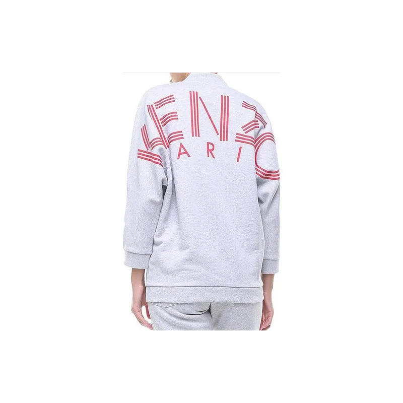 KENZO Sweatshirts Women's Light Gray-3