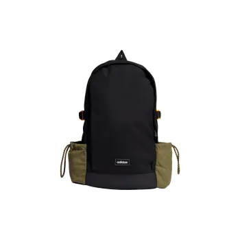 Adidas Neo Polyester Backpack Regular Unisex Black & Army Green