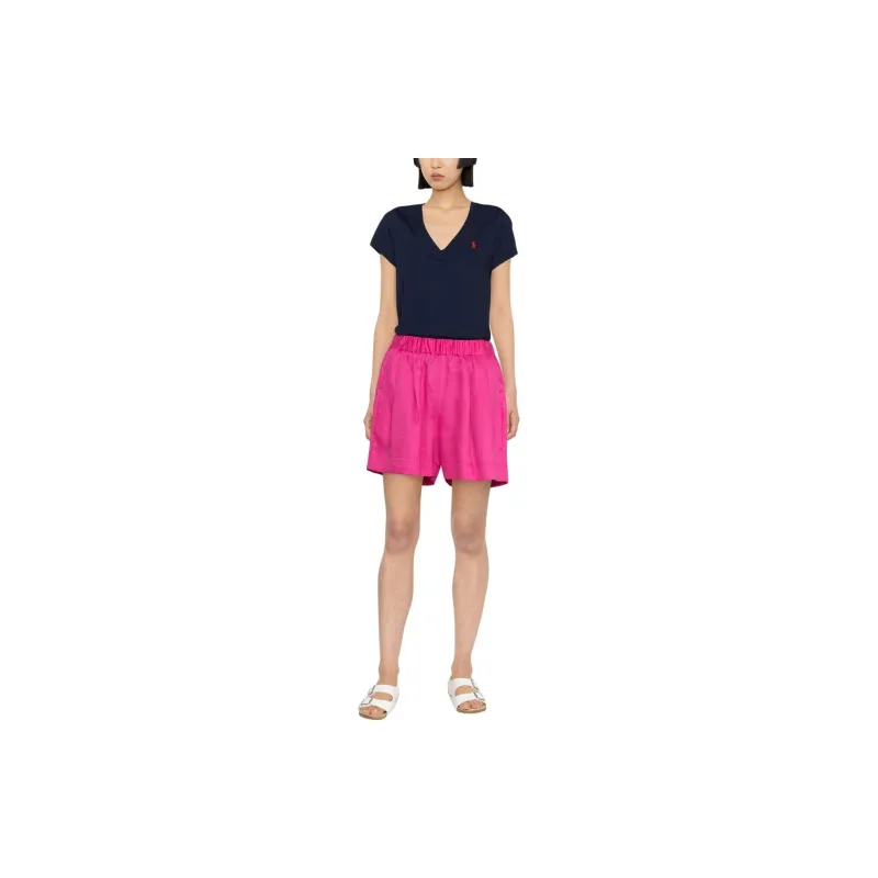 Polo Ralph Lauren Pony Embroidered V Neck T Shirt-1