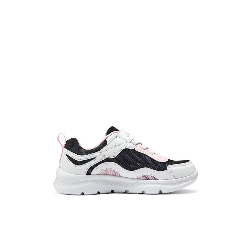 Skechers Girls Slip Resistant And Breathable Low Top Kids Lifestyle Shoes Black White Pink Kids'-1