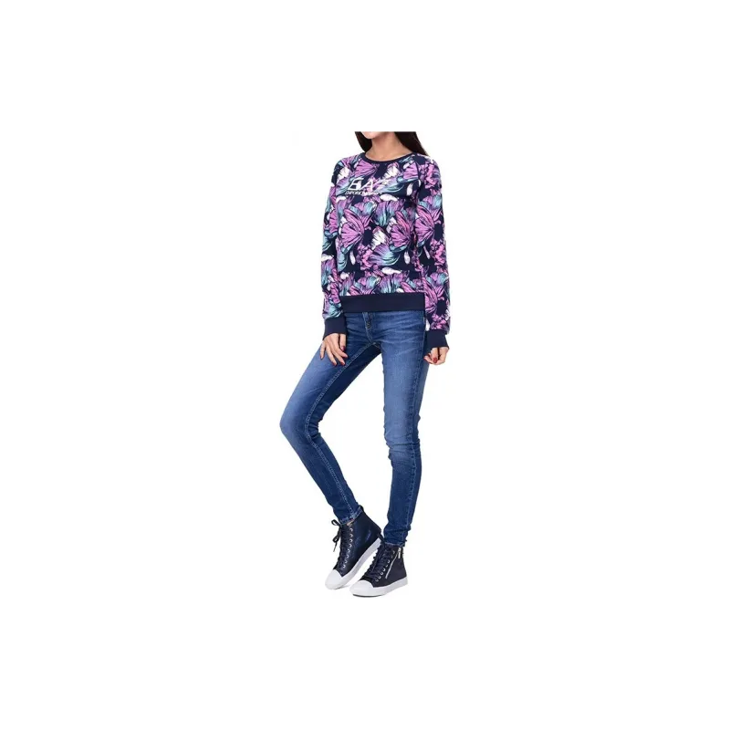 EMPORIO ARMANI EA7 FW22 Sweatshirt Women's Black-2
