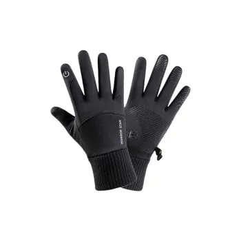 Warrior Coral Fleece Lining Knit Gloves Unisex