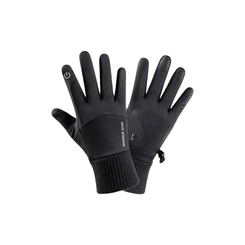 Warrior Coral Fleece Lining Knit Gloves Unisex-0