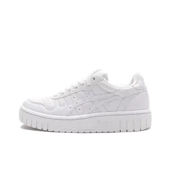 Asics Court MZ Anti Slip And Wear Resistant Breathable Low Top Kids' Skateboarding Shoes White Teenagers