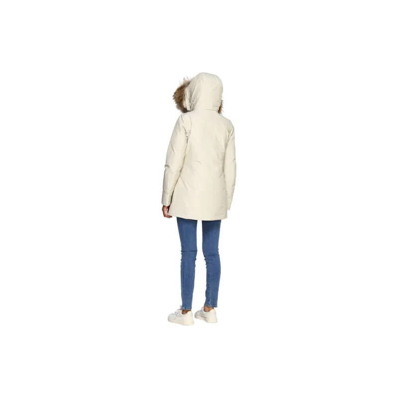 WOOLRICH Hooded Fur Trimmed Coat-4