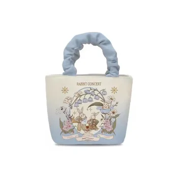AOSONG Suede Tech Fabric Handbag Regular Unisex Bunny Concert