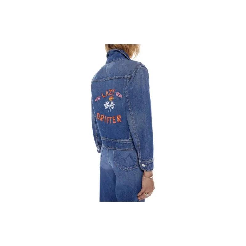 MOTHER Jackets Women's Blue-1