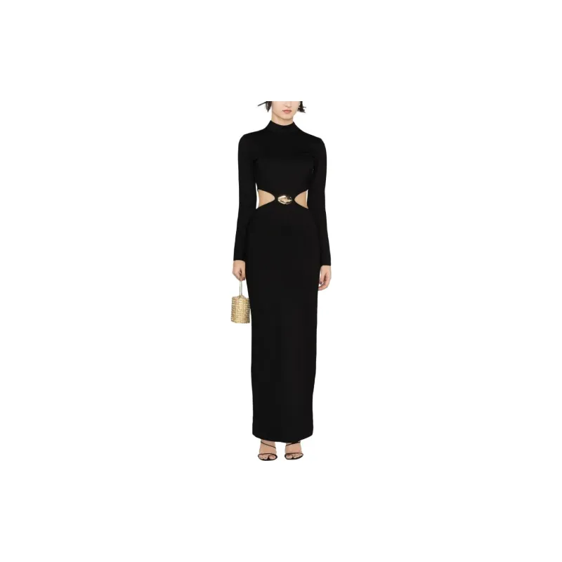 Staud Long-Sleeved Dresses Women's Black-1