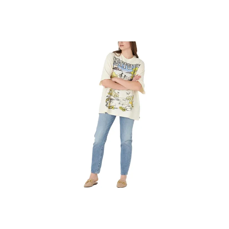 Levis T Shirts Women's Yellow-2