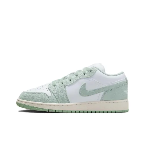 Jordan 1 Low SE White Seafoam GS