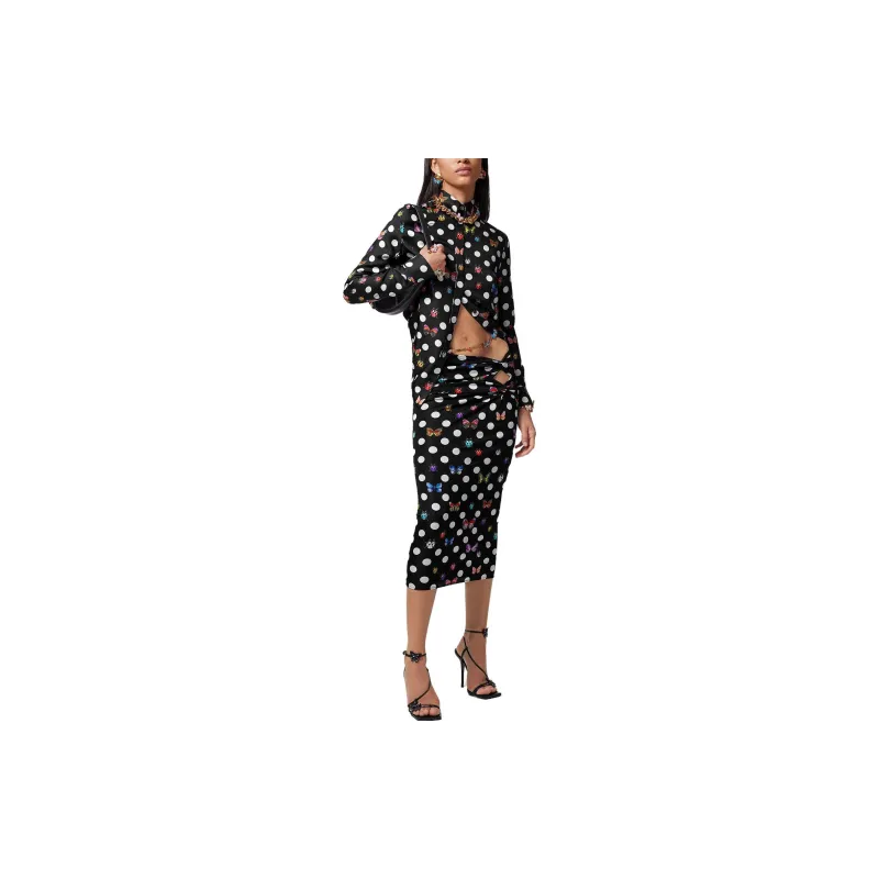 VERSACE Shirts Women's Black-3