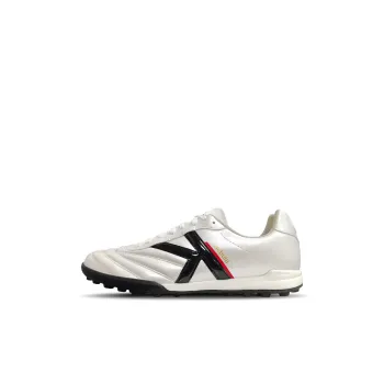 KELME Nebula Series Anti Slip Wear Resistant Low Top Kids' Soccer Shoes White Black Kids'