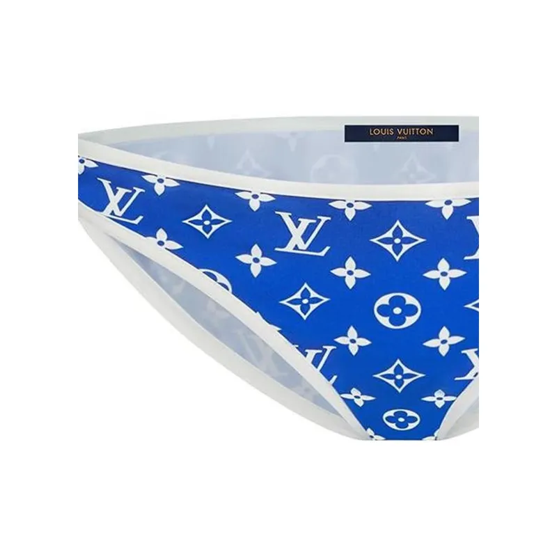 LOUIS VUITTON Swimming Shorts Women's Blue-4